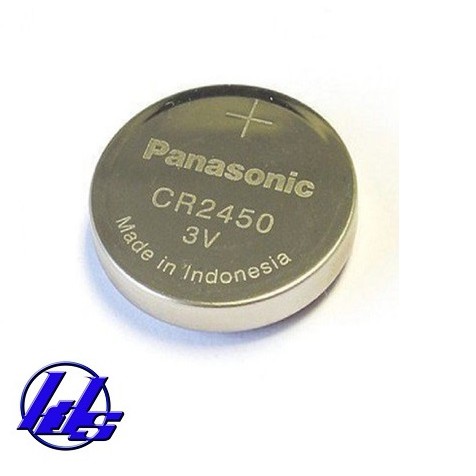 Pin CR2450 Panasonic 3v Lithium chính hãng Vỉ 1 viên - Made in Indonesia