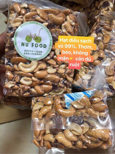Hạt Điều rang muối sạch vỏ 500g/gói | BigBuy360 - bigbuy360.vn