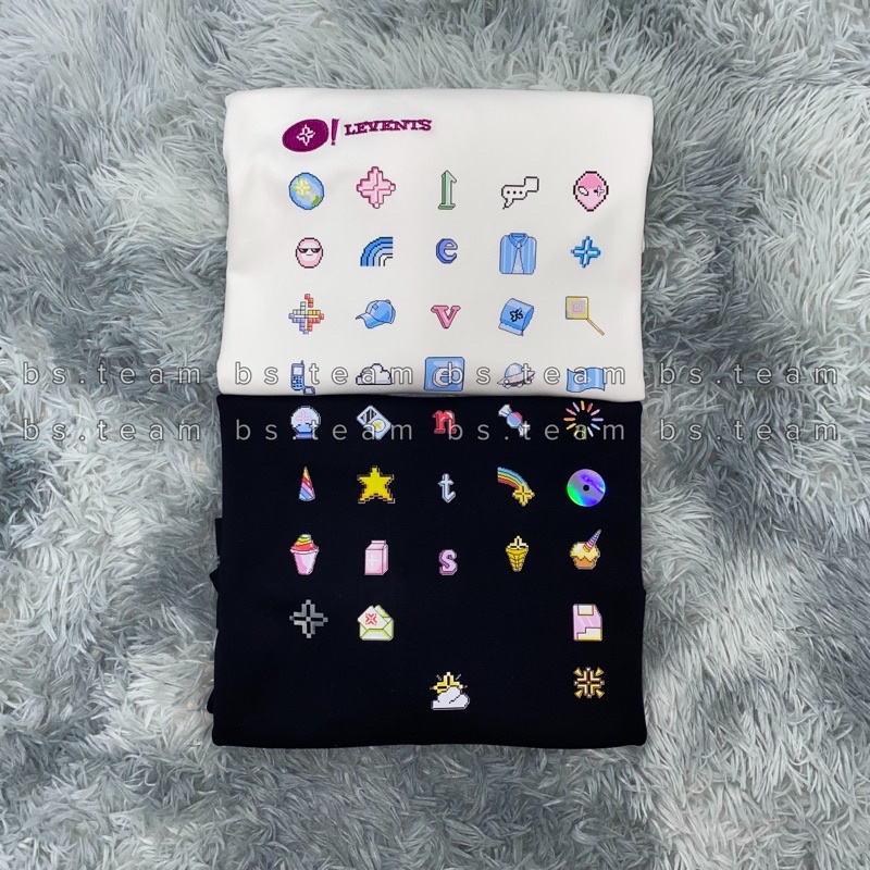 Áo Thun INTERNETLOVE PIXEL 𝗟𝗘𝗩𝗘𝗡𝗧𝗦 💤🗨️🍩☀️💖