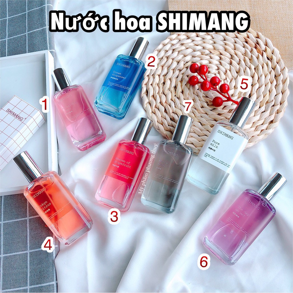 Nước hoa bodymist shimang xịt thơm toàn thân giữ mùi thơm lâu nước hoa nội địa trung