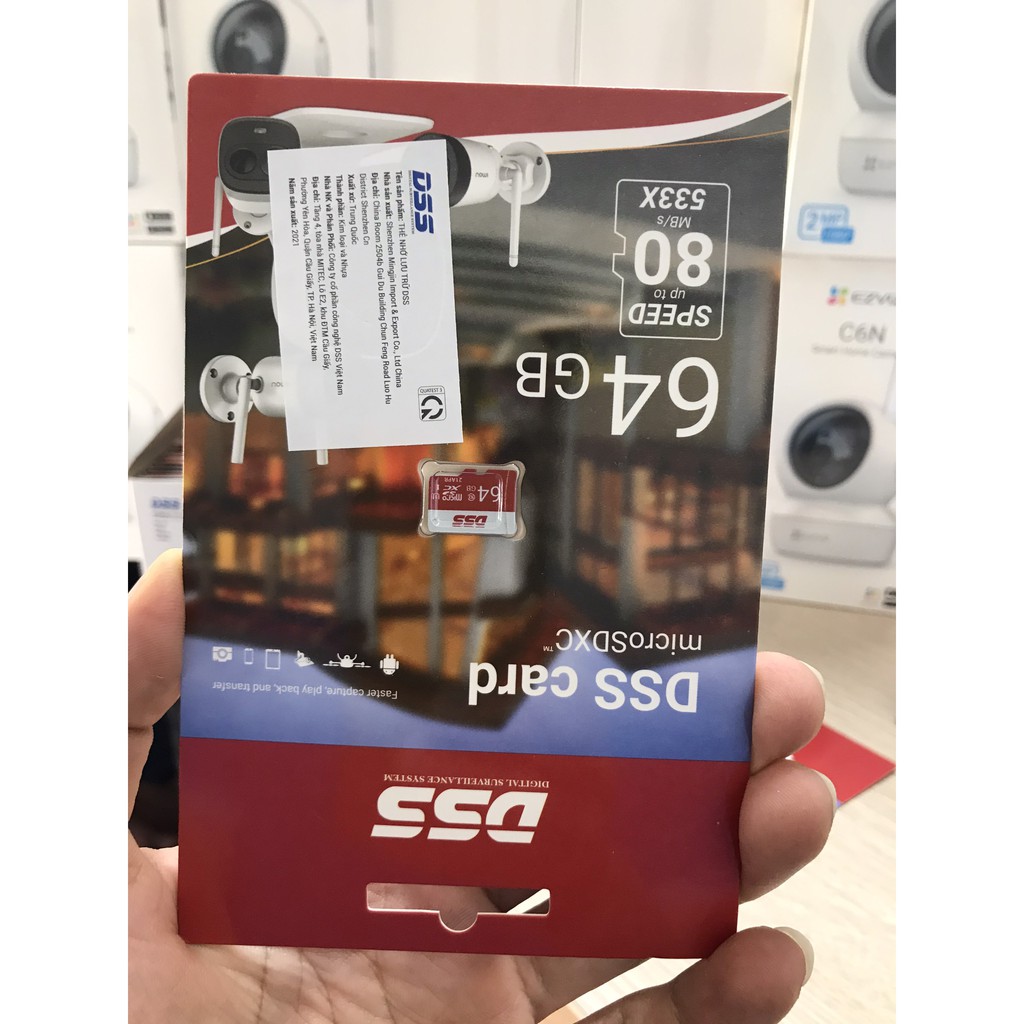 Thẻ nhớ 64GB 32G Micro SD DSS Dùng Lưu Trữ Cho Các Thiết Bị Điện Tử Phân Phối Chính Hãng Công Ty DSS