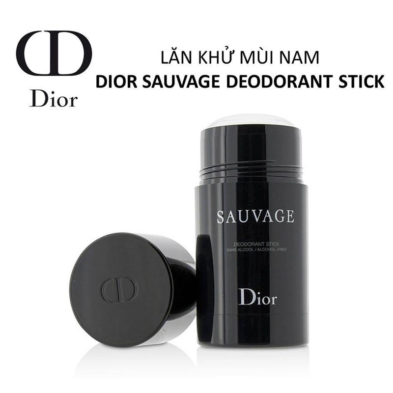 [ CHUẨN AUTH]  Lăn khử mùi nước hoa DIOR Sauvage Deodorant Stick 75g