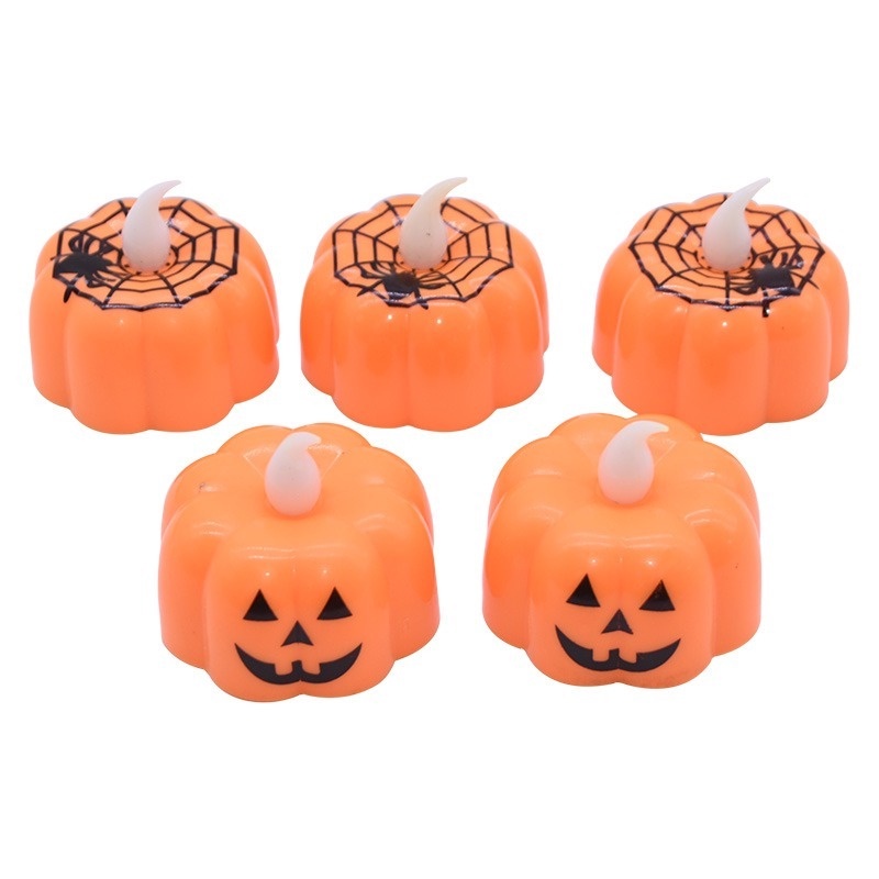 Đèn Lồng LED Hình Đầu Lâu / Bí Ngô / Ma Trang Trí Halloween