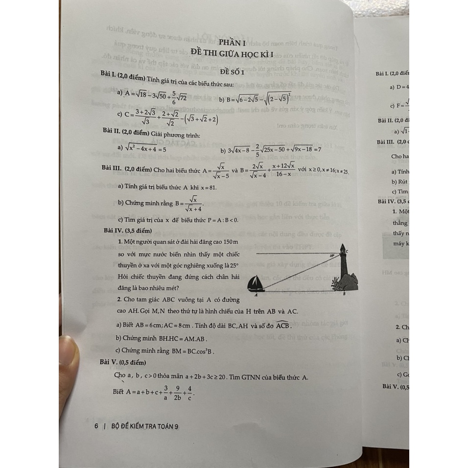 Combo Luyện đề Toán mục tiêu 9+  kỳ thi vào lớp 10 THPT