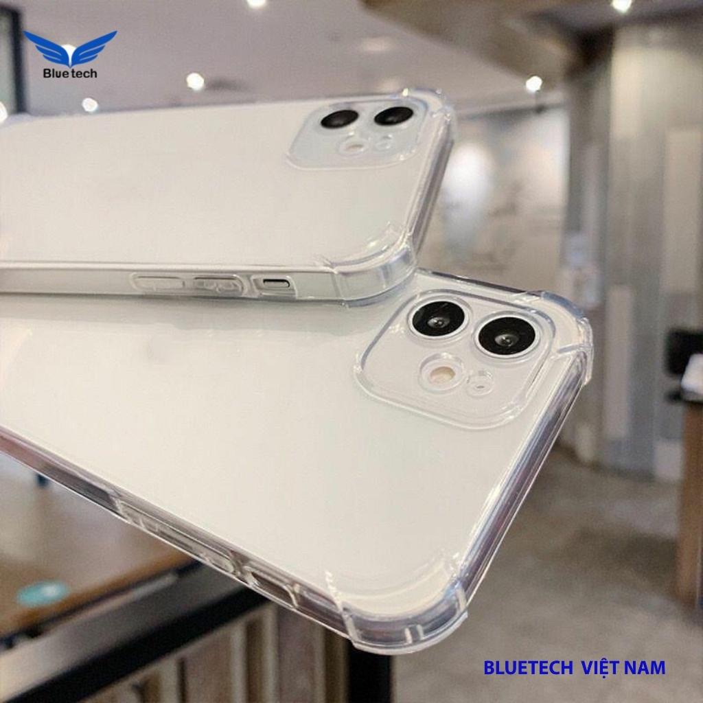 Ốp lưng trong suốt, Ốp iphone chống sốc bảo vệ an toàn cho iphone 6/7/8/Plus/11/12/13/14ProMax - Bluetech