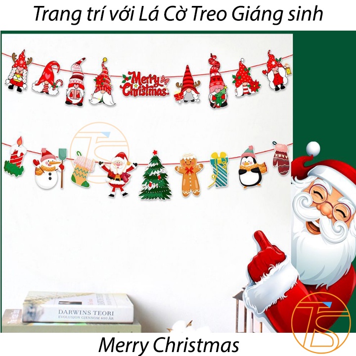 Dây Chữ Treo Trang Trí Noel, Merry Christmas Nhiều Mẫu Cho Dịp Giáng Sinh Chúc Mừng Năm Mới 2024