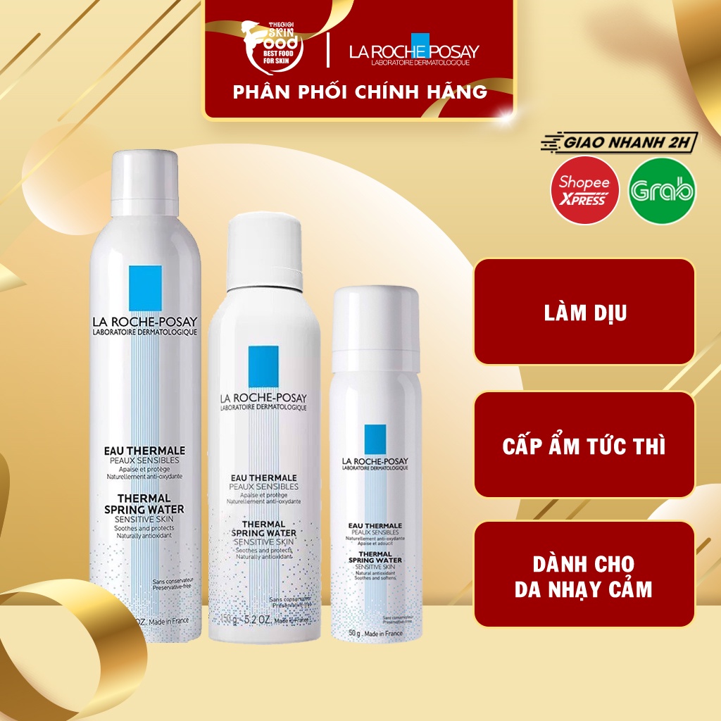 Nước Xịt Khoáng Làm Dịu Da, Giảm Kích Ứng & Chống Oxy Hóa La Roche Posay Thermal Spring Water Sensitive Skin