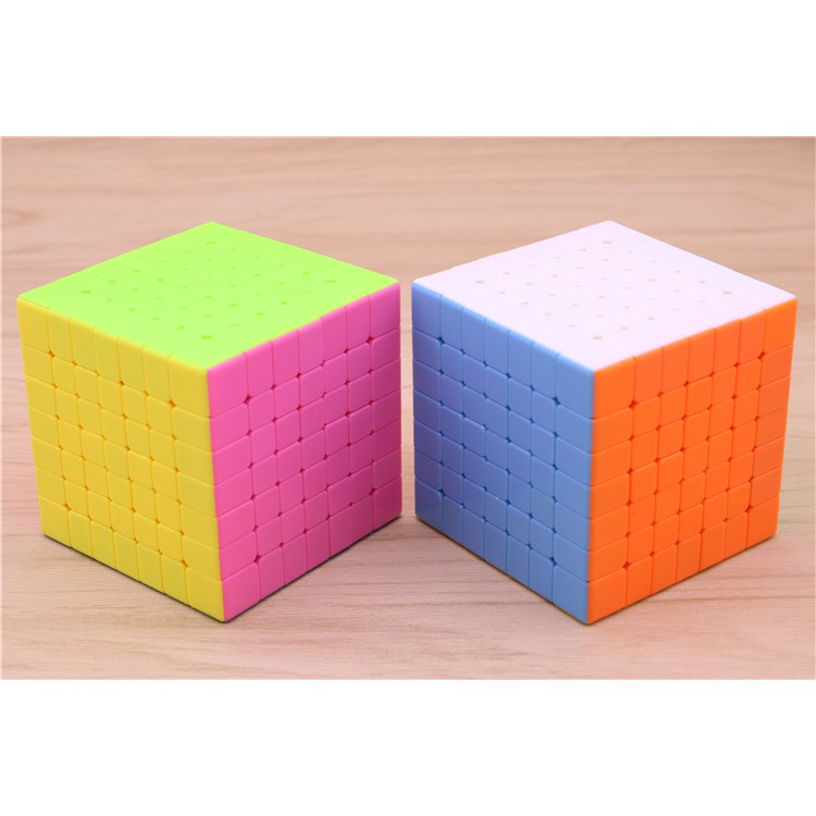 Rubik 7x7 Promotion Stickerless Mặt Hồng Cao Cấp Xoay Êm Bền Đẹp