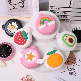 Gương lược gấp gọn mini