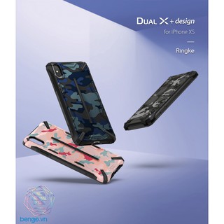 Ốp lưng iPhone Xs/ iPhone X Ringke Dual X Camo