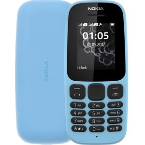 Điện thoại Nokia 105  mới đủ pin sạc và bảo hành 3 tháng