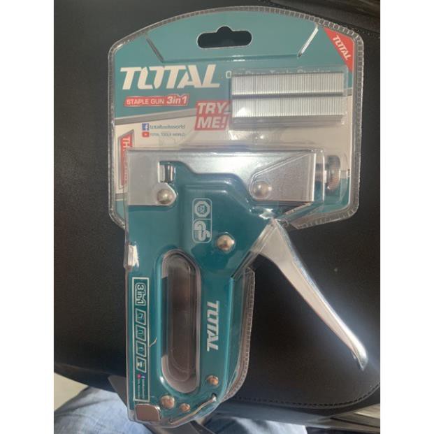Dụng cụ kìm bấm bắn ghim 3 TRONG 1 TOTAL THT31143 Kèm theo ghim