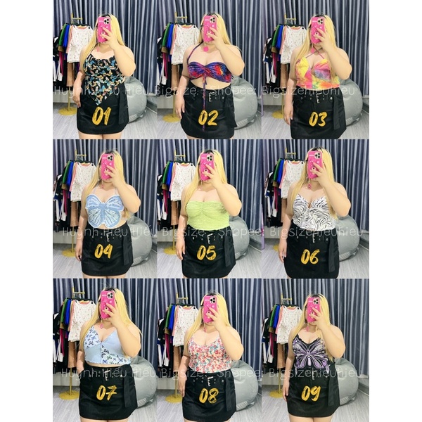 BIGSIZE HIẾU HIẾU ( Áo 2 dây 60-120kg )