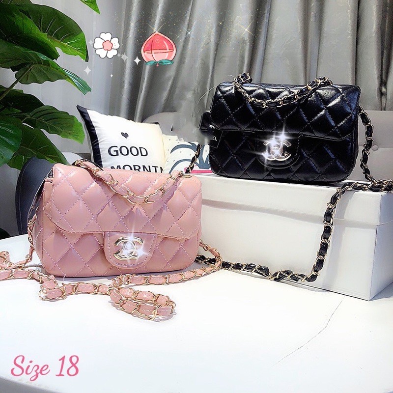 [Mã FAMAYWA2 giảm 10k đơn từ 50k] Túi đeo chéo classic mini size 18 thời trang | BigBuy360 - bigbuy360.vn