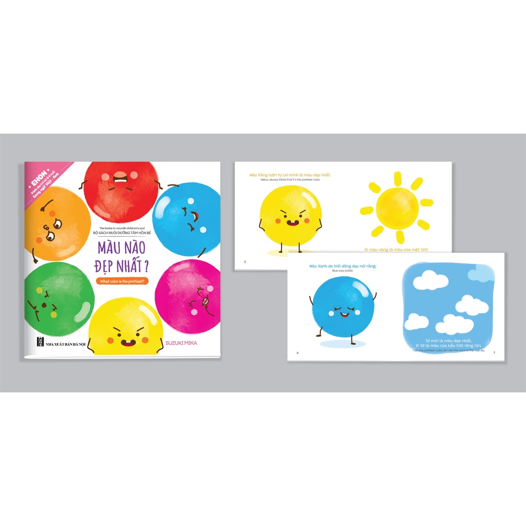Sách Ehon song ngữ bộ 10 cuốn nuôi dưỡng tâm hồn cho bé Hải Anh Books