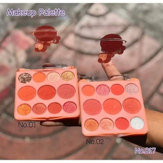 Phấn mắt kèm phấn tạo khối 11 ô unicorn magic anylady