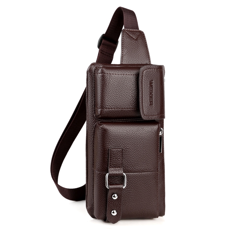 Men's Cross-body Bags Fashion Casual Leather Bags Day 01