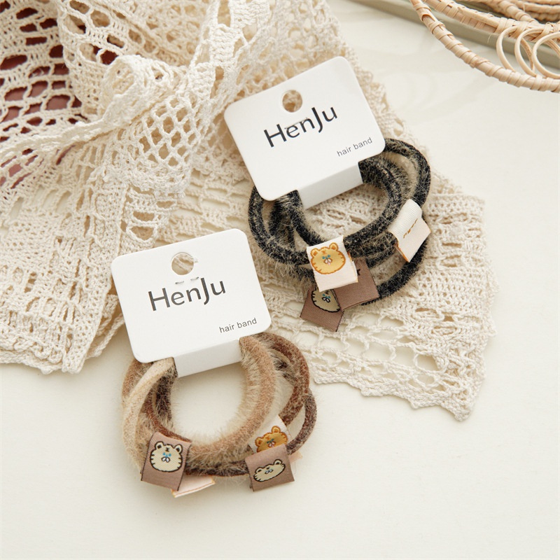 Dây Thun Cột Tóc Màu Sắc Gradient Dành Cho Nữ