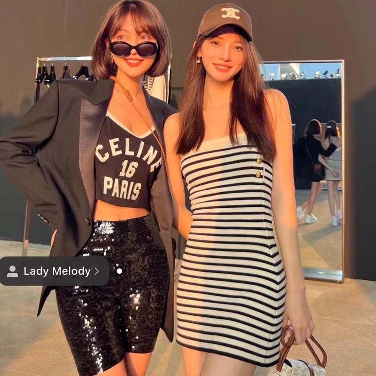 Ce 2022 Áo Vest Dệt Kim Trơn Thêu Cotton Mới