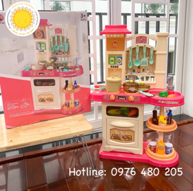 Đồ chơi nấu ăn Bộ Bếp FUN COOKING cao 76 cm