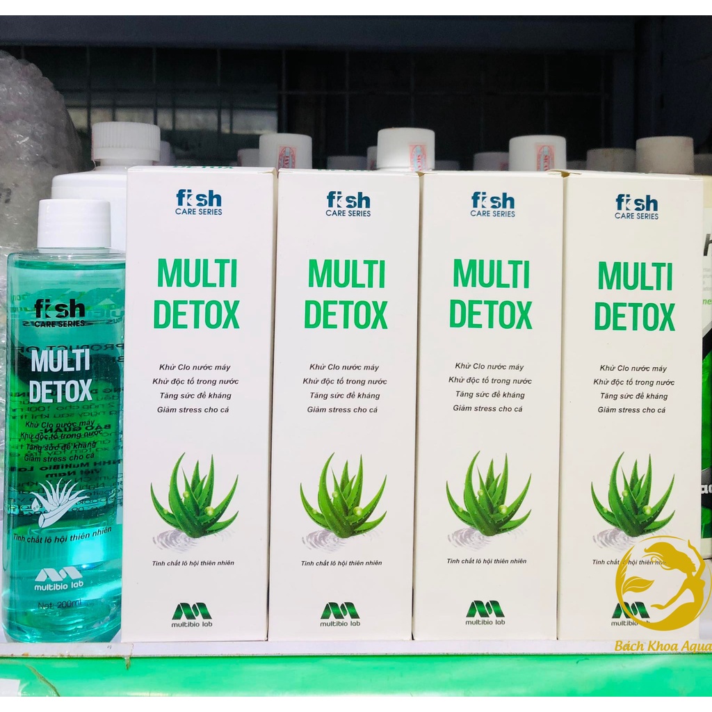 Multi Detox – khử clo và độc nước hồ thủy sinh an toàn
