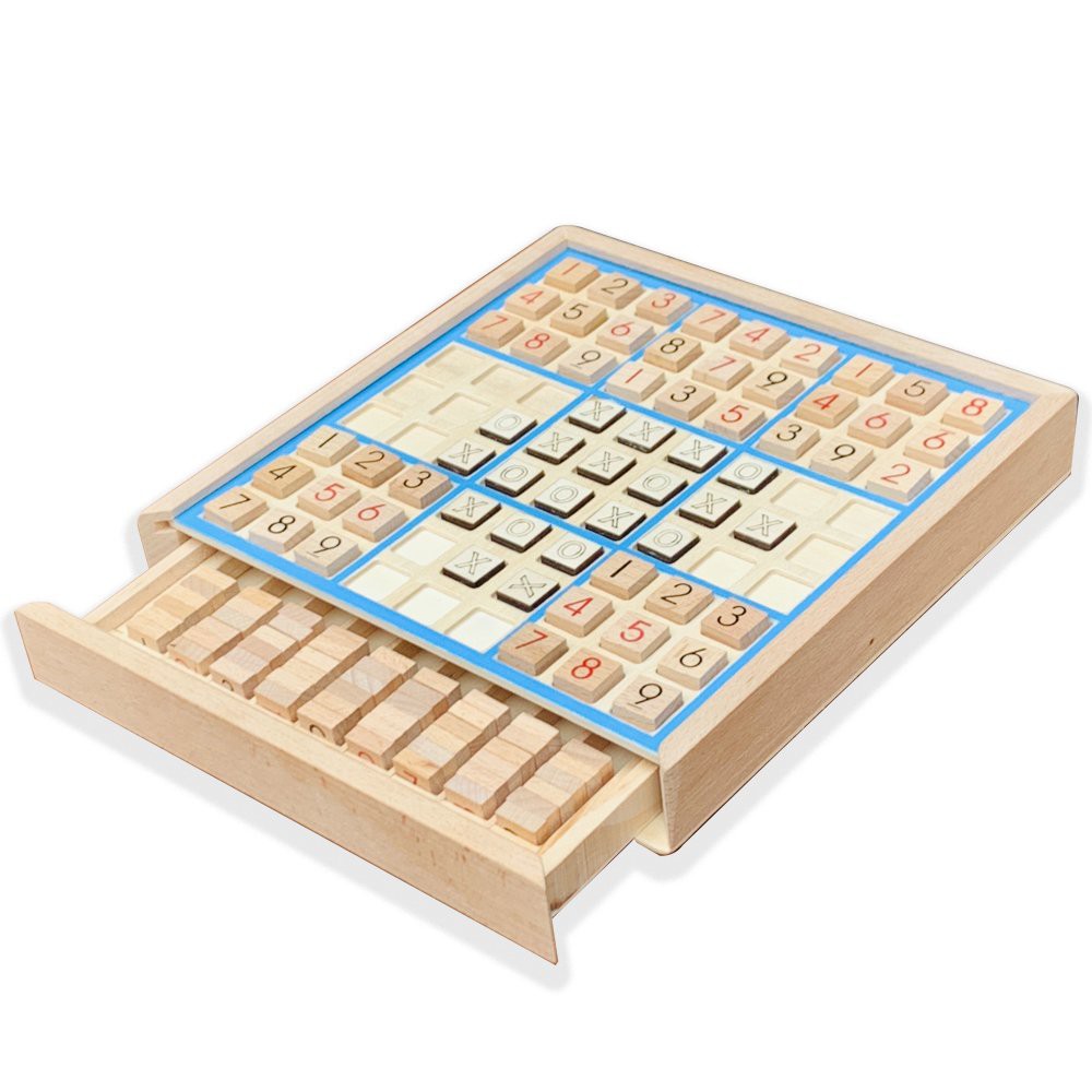 Sudoku Kết Cờ Caro Bằng Gỗ Game Đối Kháng Hàng Chính Hãng Berikids