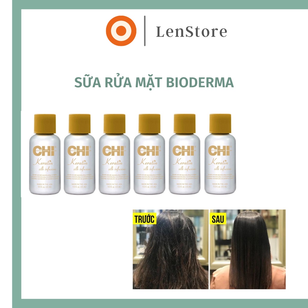 Tinh chất dưỡng tóc CHI Silk Infusion. Tinh dầu, serum dưỡng tóc mềm mượt, óng ả, phục hồi hư tổn 15ml