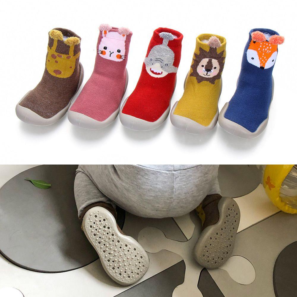 Vớ Lông Cừu San Hô Mềm Mại Họa Tiết Hoạt Hình Dễ Thương Cho Bé