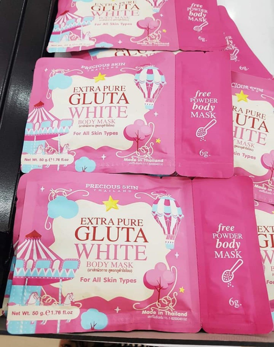 Gói ủ trắŉg toàn thân Extra Pure Gluta White Body Mask