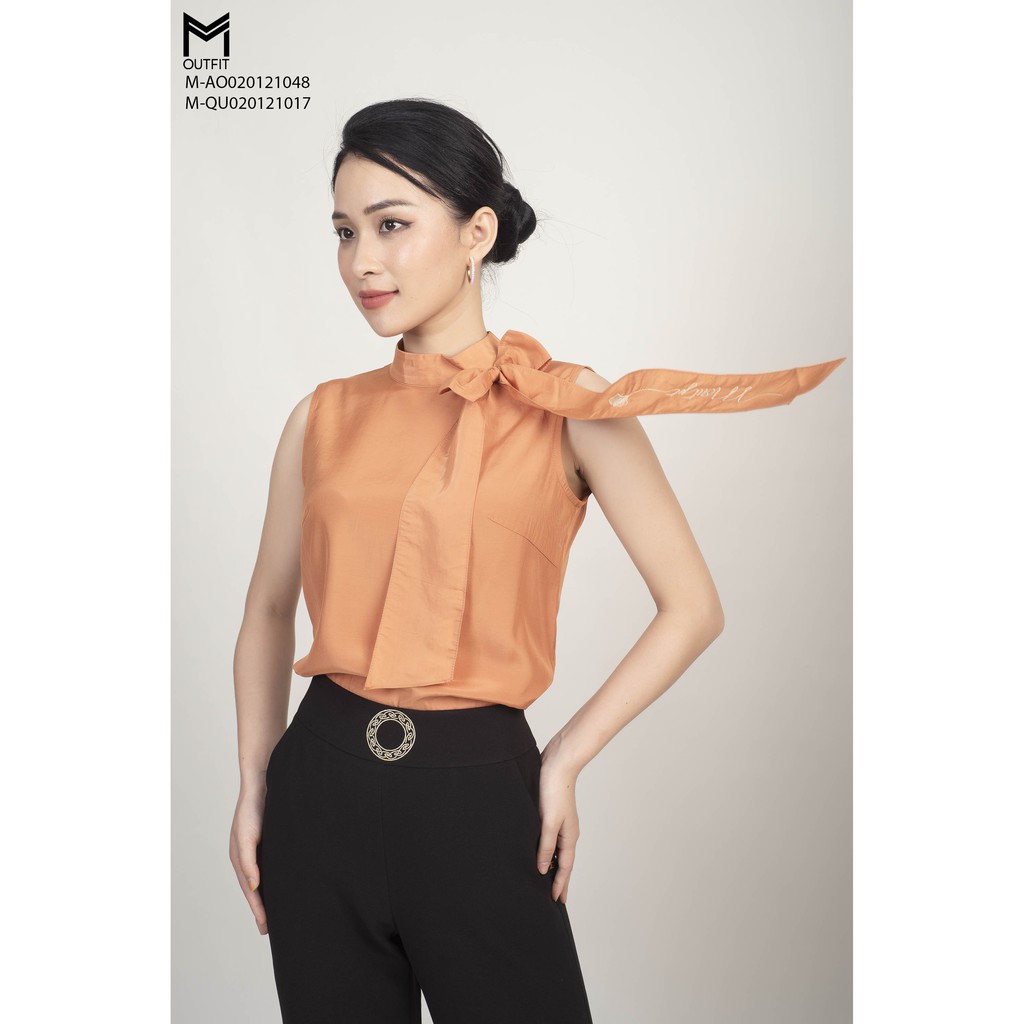 Áo sát nách cổ đứng MMOutfit M-AO020121048