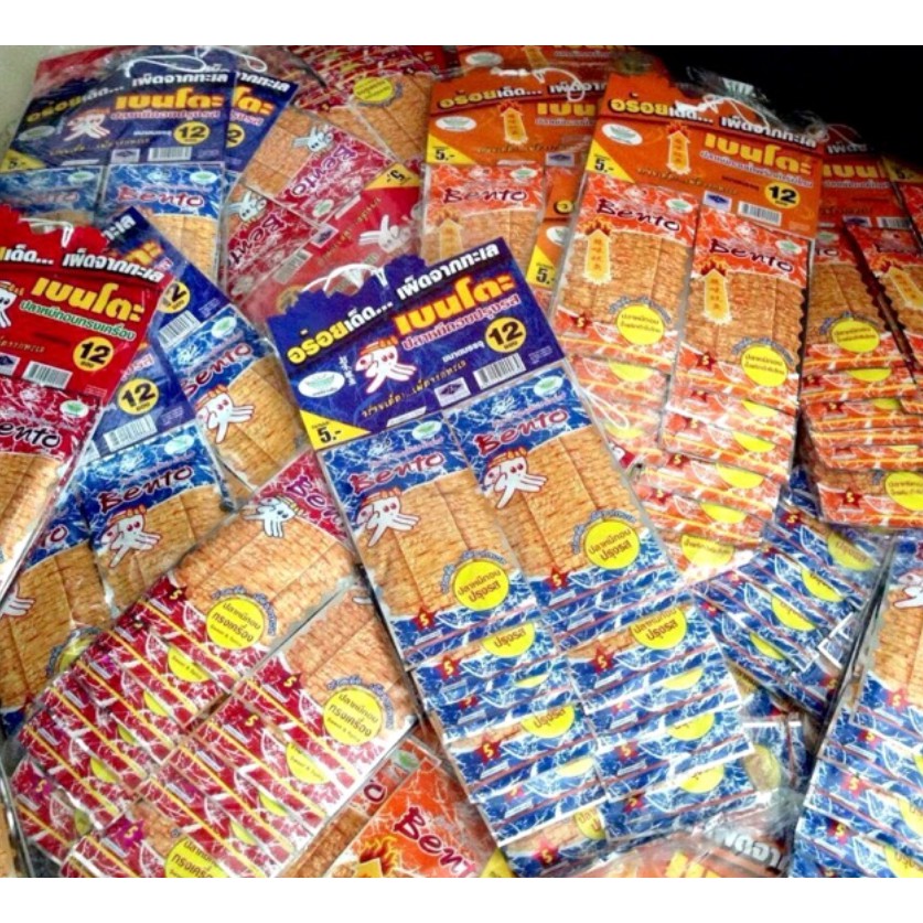 [Mã GROSALE giảm 10% đơn 150K] Dây 13 gói mực Bento thái lan