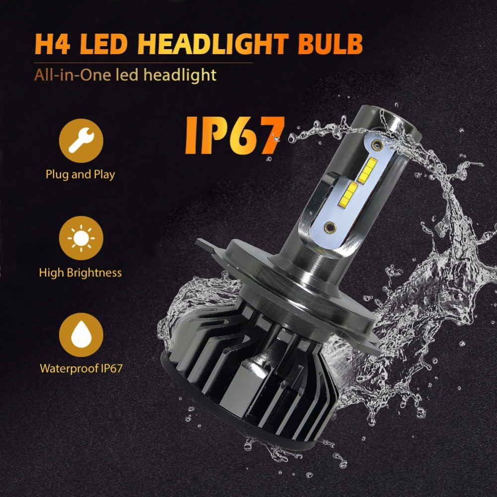Bóng Đèn Pha Led 20000LM 4500K 8000K 3000K HB3 HB4 9005 9006 H3 H1 H8 H7 H4 H11 H9 9012 110W Chuyên Dụng Cho Xe Hơi