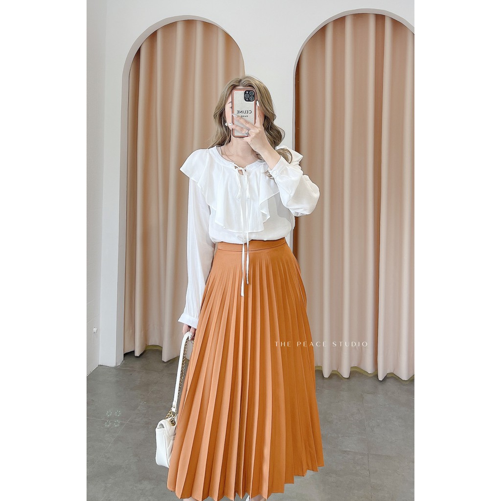 [Mã WASKT304 giảm 15% tối đa 30K đơn 99K] Váy xếp ly dài T620 , Peace House Clothing | BigBuy360 - bigbuy360.vn