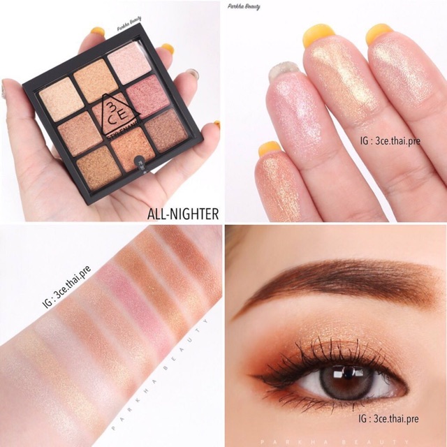 Phấn mắt 3CE multi eye color palette All nighter