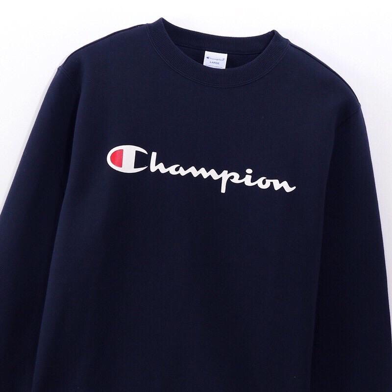 Áo Sweater 100% Chính Hãng In Logo Champion Phong Cách Nhật Bản