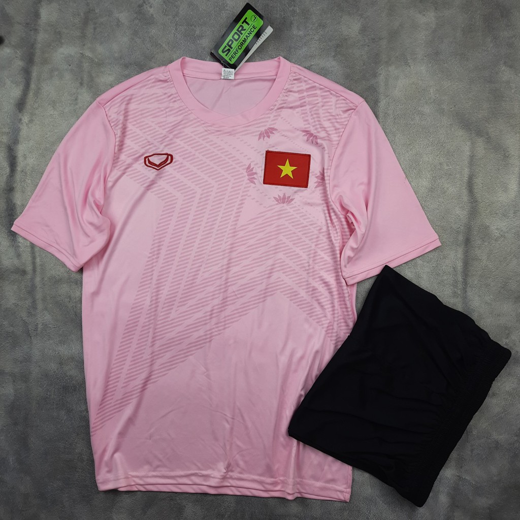 (MỚI NHẤT) QUẦN ÁO BÓNG ĐÁ ĐỘI TUYỂN VIỆT NAM HỒNG 2020 CHẤT THUN LẠNH CAO CẤP | BigBuy360 - bigbuy360.vn
