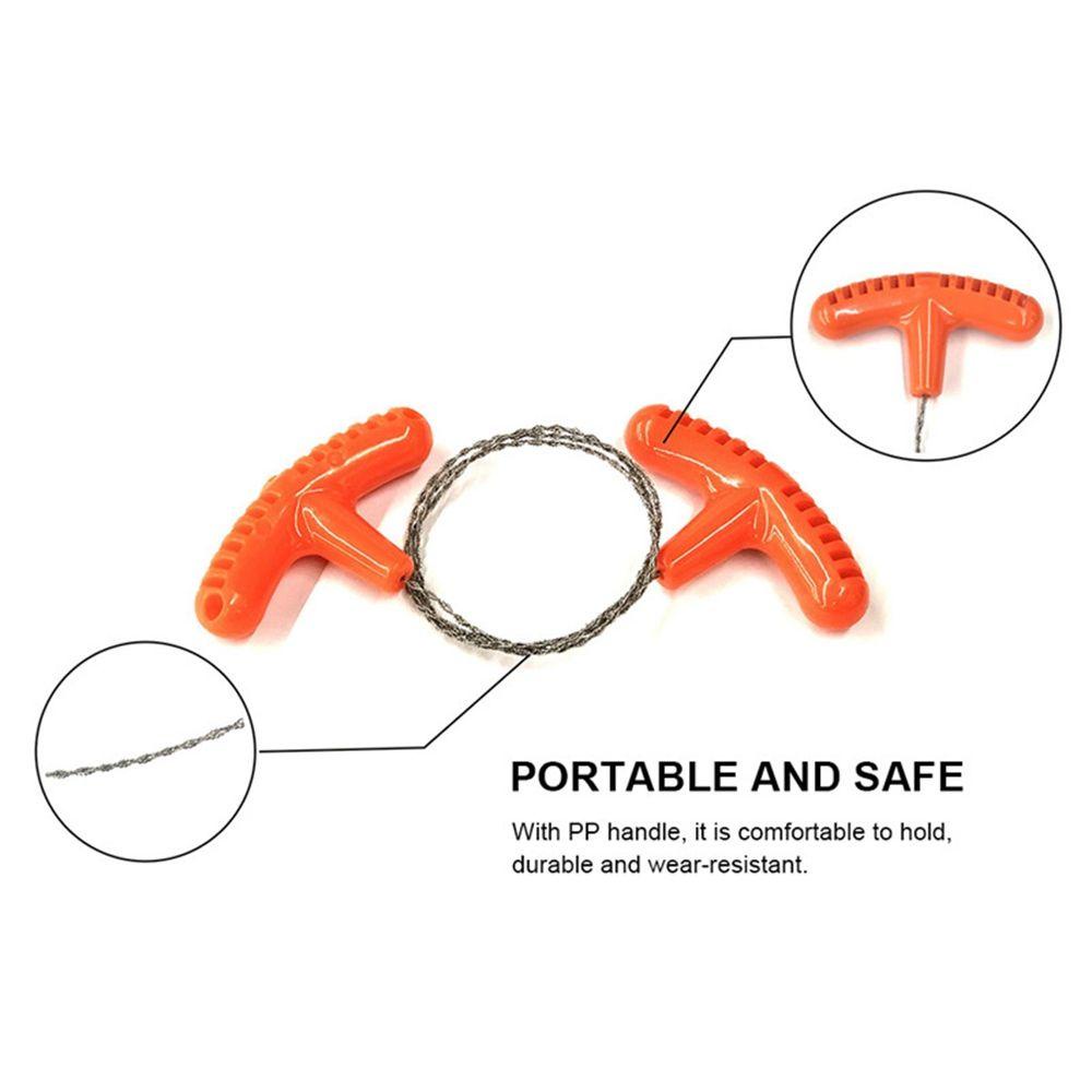 YIYU 1 Cưa Tay Dây Thép Cán Gỗ Dùng Làm Vườn Sinh Tồn