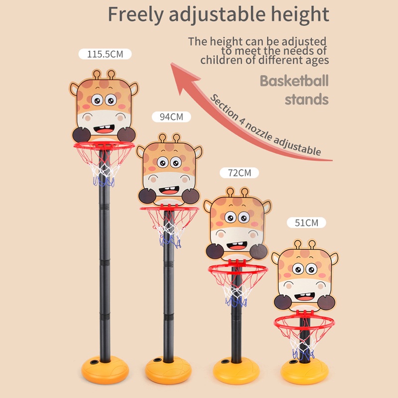 Bộ đồ chơi bóng rổ ZHAN QI TOYS đáng yêu cho trẻ em