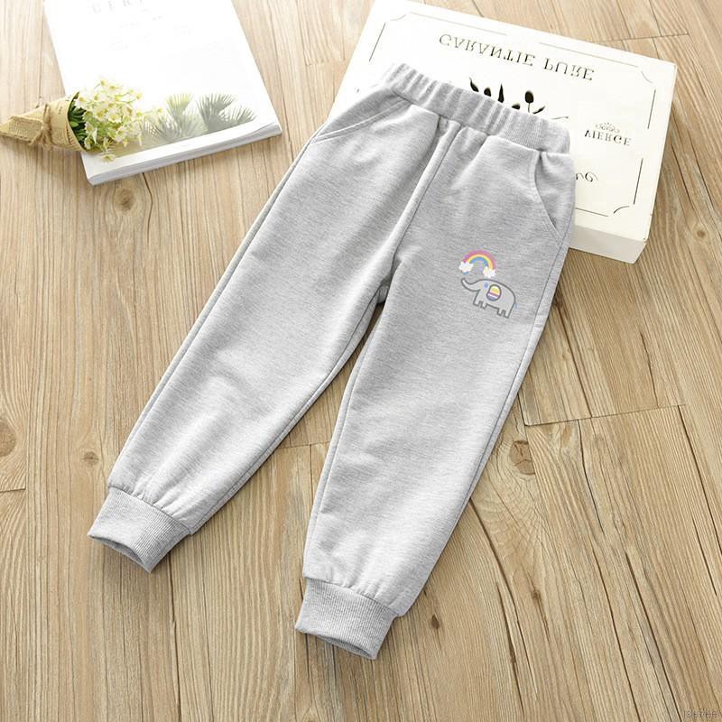 ruiaike  Kids Boys Elastic Waist Loose Sweatpants Sports Pants Bottoms Tracksuit Slacks Casual Long Trousers