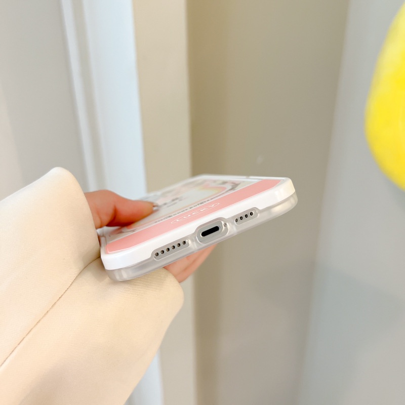 Ốp Điện Thoại Kèm Giá Đỡ Tàng Hình Họa Tiết Hoạt Hình Dễ Thương Cho iphone 13 / 12Promax / 7 / 8 / plus