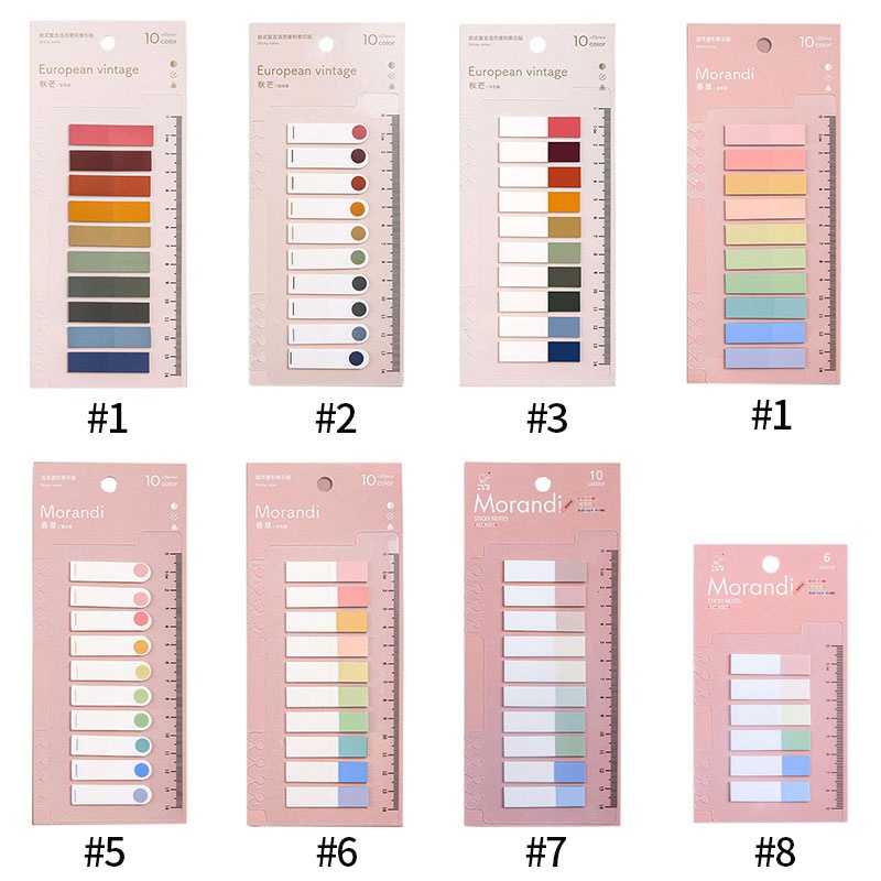 Miếng Dán Ghi Chú Đánh Dấu Trang Sách Đa Năng Sáng Tạo