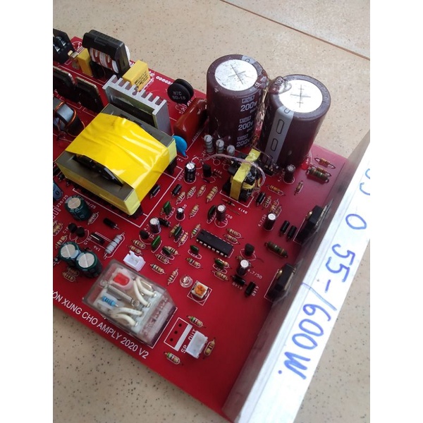 Nguồn xung cho amply 650W, tích hợp role bảo vệ loa.