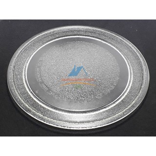 Đĩa thủy tinh chịu nhiệt dùng cho lò vi sóng đường kính 24.5cm trơn