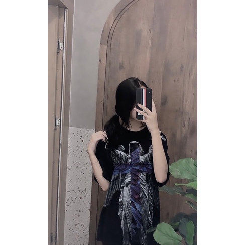 Áo phông MIKENCO Fallen angel, áo thun unisex in hoa tiết thiên thần 3D from ovesize nam nữ | BigBuy360 - bigbuy360.vn