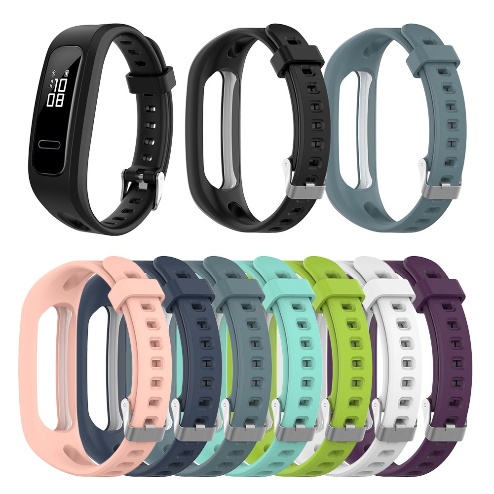 Dây đeo đồng hồ silicone thay thế cho Huawei Band 3e Huawei Honor Band 4 Running