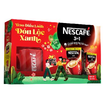 Hộp Quà Tết Nescafé 3 In 1 Đậm Đà Hài Hòa (2 hộp x 20 gói x 17g) - 8934804021713