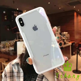 iPhone XS Max XR Tempered Glass Hard Back Case
