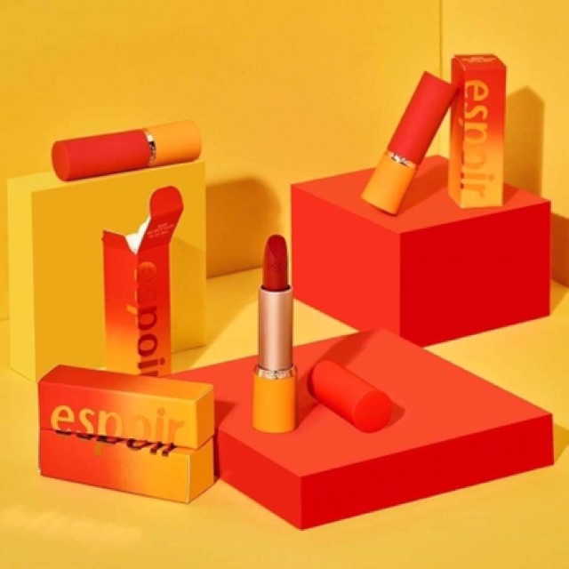 Son thỏi lì Espoir Lipstick No Wear Gentle Matte - RD204 RED MEETS YELLOW | BigBuy360 - bigbuy360.vn