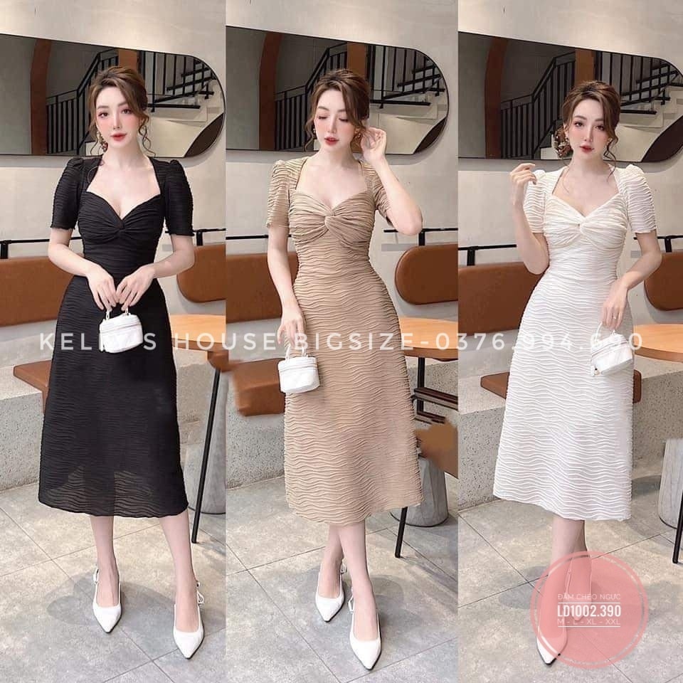 Đầm Bigsize Cổ Tim