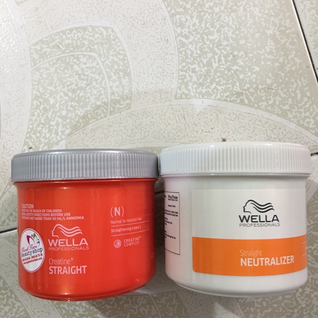 Thuốc duỗi tóc dạng gel WELLA 400mlx2